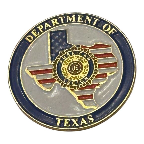 Texas Lions Club and American Legion Pins - Picture 3 of 9